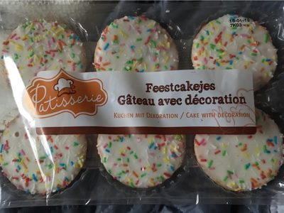 Feestcakejes Gâteau avec décoration - 8714065111305