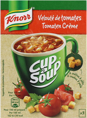 Knorr Cup A Soup Soupe Velouté de Tomates 54g 3 Sachets - 8714100261088