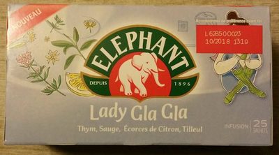 Elephant Infusion Lady Gla Gla 25 Sachets - 8714100264324