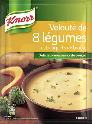 Knorr Soupe Velouté de 8 Légumes Brocoli 69g 2 Portions - 8714100271780