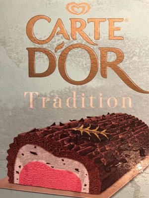 Bûche Glacée Tradition Chocolat Chantilly Framboises - 8714100272619