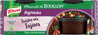Knorr Marmite de Bouillon Agneau 4 Capsules 112g - 8714100278475