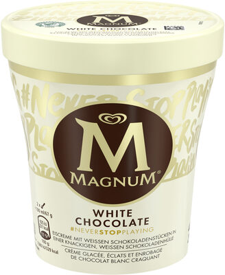 Magnum Glace Pot Vanille Chocolat Blanc 440ml - 8714100290408