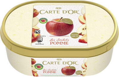 Carte D'or Plein Fruit Sorbet Pomme Bac 1L - 8714100385494