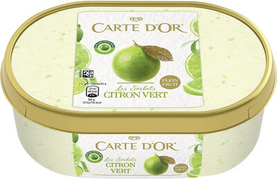 Carte D'or Sorbet Plein Fruit Citron Vert 1000ml - 8714100385630