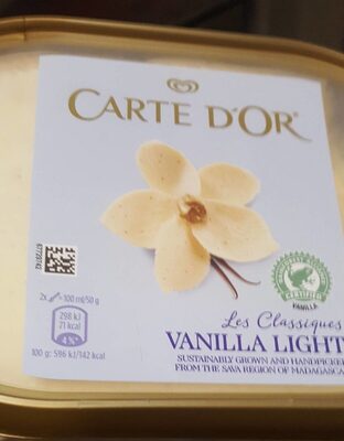 Carte D'or Vanilla Light Ice Cream Dessert 1L - 8714100390023