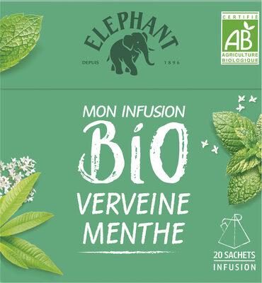 Elephant Mon Infusion Verveine Menthe 20 Sachets - 8714100614556
