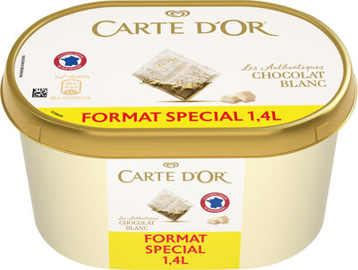 Carte D'or Les Authentiques Glace Chocolat Blanc 1.4l - 8714100616307
