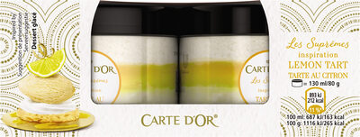 Carte D'or Glace Citron 130ml x2 - 8714100639856