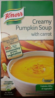 Knorr Creamy Pumpkin Soup with carrot - 8714100667811