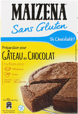Maizena Sans Gluten Préparation pour Gâteau au Chocolat 330g - 8714100670194