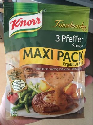 Knorr Feinschmecker 3 Pfeffer Sauce Maxi Pack - 8714100678473