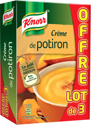 Knorr soupe crème de potiron 100g lot de 3 - 8714100678664