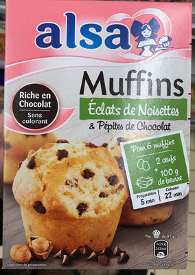 Muffin Éclats de Noisettes & Pépites de Chocolat - 8714100744727