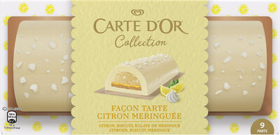 Carte D'or Collection Buche Glacée Collection Tarte au Citron Meringuée 9 parts 900ml - 8714100786727