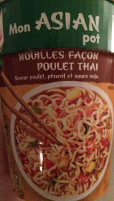 Knorr Mon Asian Pot Nouilles Poulet Thaï 65g - 8714100789087