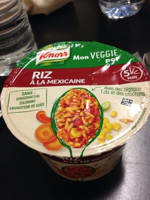 Knorr Mon Veggie Pot Riz à la Mexicaine Légèrement Epicée Végétarien 65g - 8714100817025