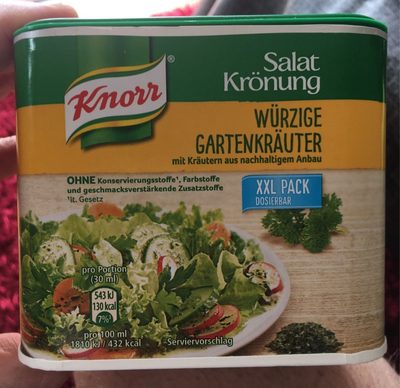 Knorr Salatkrönung Würzige Gartenkräuter XXL-Pack 192 g - 8714100823675