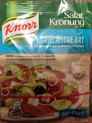 Knorr Salatkrönung Griechische Art 5x 9 g - 8714100823682