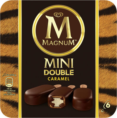 Magnum Batonnet Glace Mini Double Caramel x 6 360 ml - 8714100875933