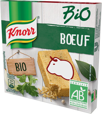 Knorr Bio Bouillon Cubes Saveur Boeuf 6 Cubes 60g - 8714100880135