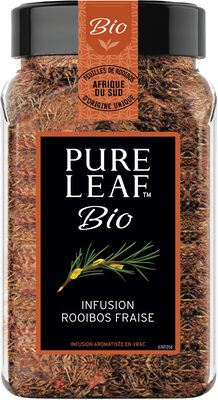 Pure Leaf Infusion Bio Rooïbos Fraise 95g Vrac - 8714100914519