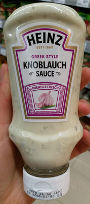 Heinz Knoblauch Sauce 220ml - 8715700115801