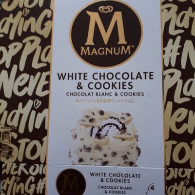 Magnum Batonnet Glace Chocolat Blanc & Cookies 360ml - 8717163690475