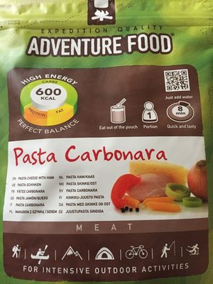 Adventure Food pâtes à la carbonara - 8717624621314