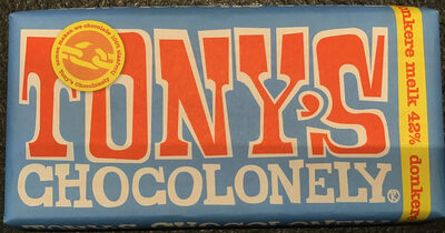 Tonny's Chocolonely donkere melk 42% - 8717677338597