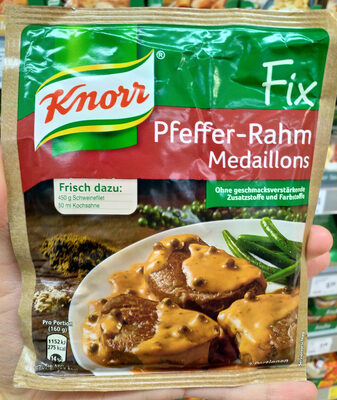 Knorr Fix für Pfeffer-Rahm-Medaillons 35G - 8718114823485