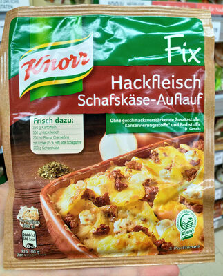 Knorr Fix für Hackfleisch Schafskäse-Auflauf 43G - 8718114824857