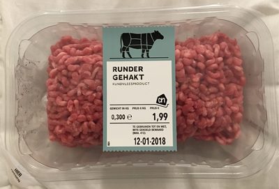 Rund Rundergehakt Schaaltje 300 Gram Koeling - 8718265050440