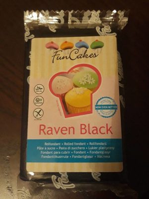 Pâte à Sucre - Noir - 250G - Funcakes - 8718274810431
