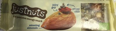 Justnuts Nut Bar Almond Goji and Chia - 8718309920630