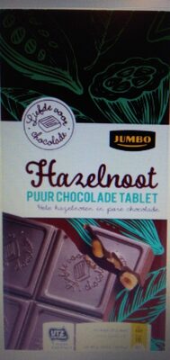 Jumbo Hazelnoot Puur Chocolade Tablet - 8718452256846