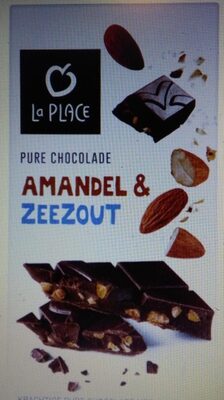 La Place Pure Chocolade Amandel & Zeezout 180g - 8718452336555