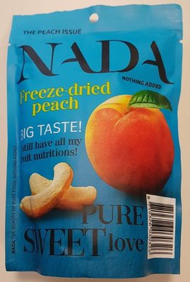 freeze dried peach - 8719326030326