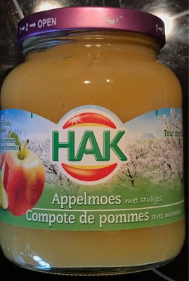 Compote de pommes avec morceaux - 8720600605611
