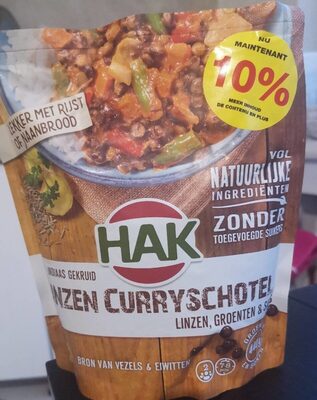 Plat curry aux lentilles - 8720600616341