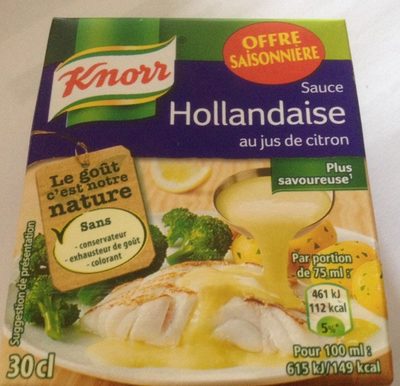 Knorr Sauce Hollandaise 300ML Offre saisonnière - 8722700035992