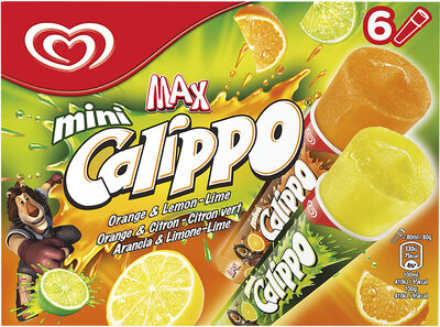 Heartbrand Glace Enfant Calippo Orange & Citron x6 480ml - 8722700058212