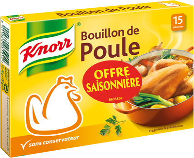 Knorr Bouillon Poule 15 Cubes Offre Saisonnière 150g - 8722700067672