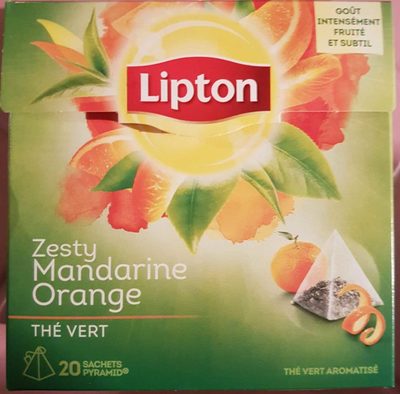 Lipton Thé Vert Mandarine Orange 20 Sachets - 8722700069027