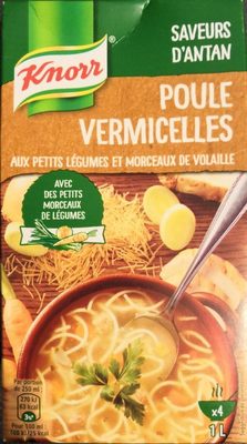 Knorr Saveurs d'Antan Soupe Poule Vermicelles Petits Légumes 1l - 8722700166641