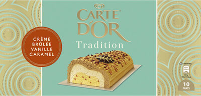 Carte D'or Tradition Buche Glacée Crème Brûlée Vanille Caramel 1l - 8722700174257