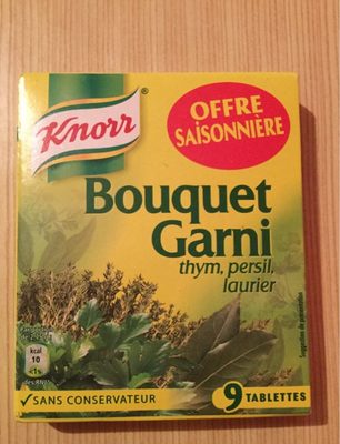 Knorr Bouillon Cubes Bouquet Garni Thym Persil Laurier 9 Cubes 99g - 8722700217121