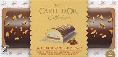 Carte D'or Collection Buche Glacée Douceur Vanille Pecan 9 parts 900ml - 8722700284178