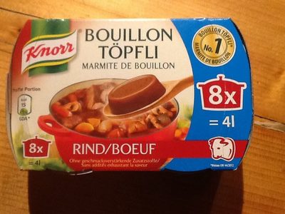 Knorr Bouillon im Töpfli Rind +8 - 8722700769316