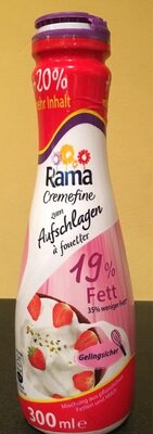 Cremefine zum Aufschlagen 19%Fett - 8722700824954